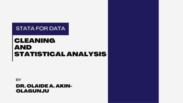 Stata for Data Cleaning and Statistical Analysis